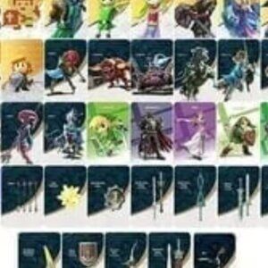 Zelda Breath of the Wild Amiibo Mini NFC Card for switch 37 Pcs